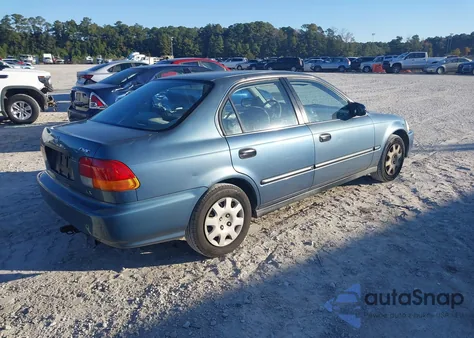 1998 Honda Civic Lx z USA, uszkodzony, nr VIN 1HGEJ6572WL035207